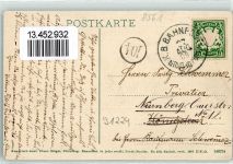 91224 W8561 Eschenbach b Lauf a d Pegnitz 1909 - Dorfstraße Oldtimer Bahnpoststempel