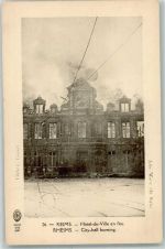 51100 Reims - Rathaus Feuer Brand Nr 26