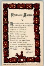 W5100 Aachen Aachner Printen Lebkuchen 1898