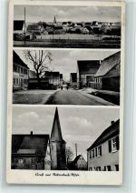 91166 W8544 Rittersbach 1951 - Straßenbild, AK