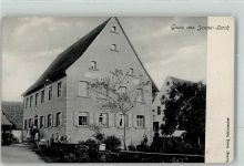 79350 W7831 Sexau 1909 Gebrauchsspuren Gasthaus zur Lerche