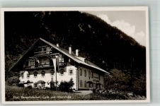 82488 W8107 Ettal 1940 Foto AK Cafe Gasthaus Benediktenhof