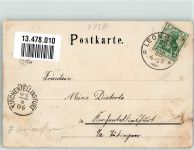 71229 W7250 Leonberg , Württ 1906 - Engelbergturm Turnhalle Landhaus Schloss Solitude Keppler-Haus K. Postamt