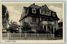 07318 O6800 Saalfeld , Saale - Konditorei Kaffee Drehmann