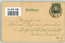 83278 W8220 Traunstein , Oberbay 1908 Lithographie / Mondschein