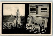 55590 W6554 Meisenheim , Glan - Schloßkirche Rathaus-Cafe Gastraum