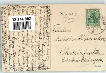 74357 W7124 Bönnigheim 1909 - Bismarckstraße Villa a. Asmann