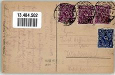 79677 W7869 Schönau im Schwarzwald - Talstraße Inflationsporto 10 Reichsmark