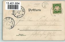 82319 W8130 Starnberg 1904 Lithographie Gruss aus - AK Stempelspuren AK