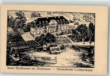 78479 W7752 Reichenau , Baden - Strandhotel Löchnerhaus Bodenseeschiff