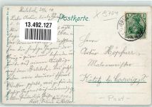02733 O8704 Cunewalde 1914 - Genesungsheim Postamt Schloß von Ziegler