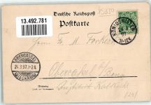 53639 W5330 Königswinter 1897 Lithographie Gasthaus-Weinstube Bellinghausen Rhein