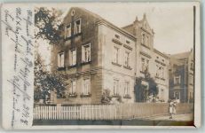 01900 O8501 Großröhrsdorf , OL 1908 Gebrauchsspuren Wohnhaus Foto AK Ort lt. Stempel