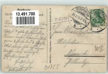 01900 O8501 Großröhrsdorf , OL 1908 Gebrauchsspuren Wohnhaus Foto AK Ort lt. Stempel