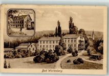 85447 W8059 Wartenberg , Oberbay 1911 Lithographie Gasthaus Bad Wartenberg