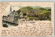 68470 Fellering Felleringen 1897 Lithographie Maria Hilf Kapelle