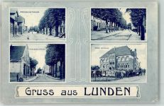 25774 W2247 Lunden , Holst 1912 - Friedrichstraße Neue Schule