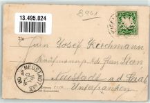 87487 W8961 Wiggensbach 1906 - Gasthaus zum Hirsch