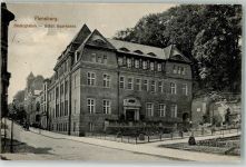 24937 W2390 Flensburg 1911 Foto AK Südergraben Städt. Sparkasse