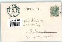 Nové Straseci Neustraschitz 1900 - Skola na namesti Chorobinec Vila Marinka