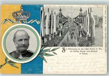 O7000 Leipzig Erinnerung an den ersten Besuch König Georg Adel Sachsen 1902