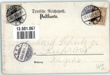 47798 W4150 Krefeld 1903 Lithographie Stadthalle Fächer Ballsaal