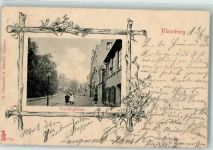 24937 W2390 Flensburg 1903 Passepartout Nordergraben