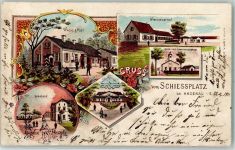 67500 Haguenau Hagenau 1900 - Gruss aus Schießstand Militär AK