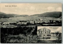 34549 W3593 Kleinern 1915 Foto AK Gasthaus zum Wesetal