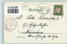 93354 W8427 Siegenburg 1898 Lithographie Hopfenhalle Säule