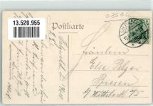 29410 O3560 Salzwedel , Hansestadt 1908 - Großer Stegel Villen