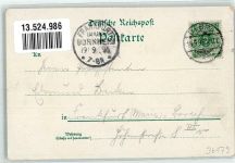 36179 W6440 Bebra 1896 Lithographie Bahnhof Bahnhofswirtschaft