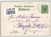 99867 O5800 Gotha , Thür 1898 Lithographie Marktstraße Neues Rathaus
