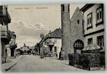 77855 W7590 Achern , Baden 1915 - Hauptstraße Nikolaus Kapelle