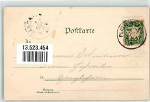 94447 W8350 Plattling 1897 Lithographie