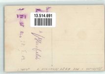 36282 W6431 Hauneck 1919 Foto AK Fachwerkhaus Ort handschriftlich