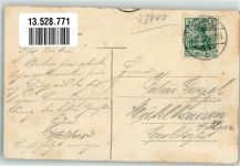 37269 W3440 Eschwege 1906 - Ev. Kirche Vereinshaus