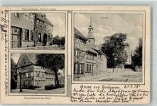 31167 W3205 Bockenem 1905 - Geschäftshaus Lehne Kirche Superintenten-Haus