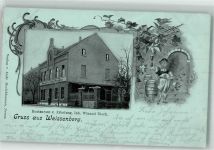 41460 W4040 Weißenberg 1912 - Kl. Weinschenk Weinfäßer Gasthaus zur Erholung
