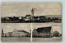 85080 W8074 Gaimersheim 1915 Gebrauchsspuren Mohrbräu Wohnhaus-Kaufmann Dürr Pfarrkirche