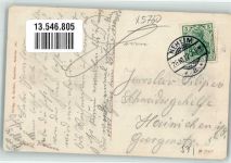 59755 W5760 Neheim-Hüsten 1912 - Poststraße Villen