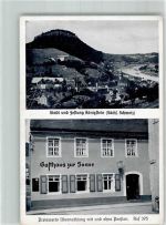 01824 O8305 Königstein , Sächs Schweiz - Festung Gasthaus zur Sonne