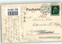 W8450 Amberg , Oberpf Gymnasium Georgskirche Studentenwappen 1912