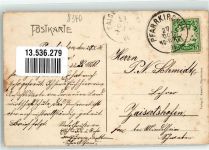84347 W8340 Pfarrkirchen , Niederbay 1906 - Kgl. Landwirtschaftsschule Schülerpensionat