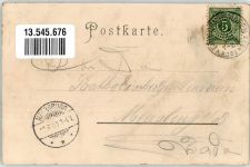 88045 W7990 Friedrichshafen 1900 Lithographie Bahnhof