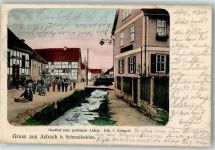 98574 O6081 Asbach b Schmalkalden 1904 - Gasthaus zum goldenen Anker Kinder