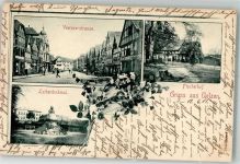 29525 W3110 Uelzen , Lüneburger Heide 1901 - Lutherdenkmal Veersserstraße Fischerhof
