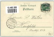63679 W6479 Schotten , Hess 1908 Lithographie Bahnhof Ausflugslokal Altenburgskopf