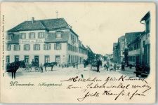 71364 W7057 Winnenden , Württ 1899 - Hauptstraße Gasthaus zur Krone