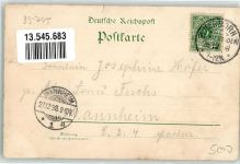 35745 W6348 Herborn , Hess 1898 Lithographie Schloss Rathaus